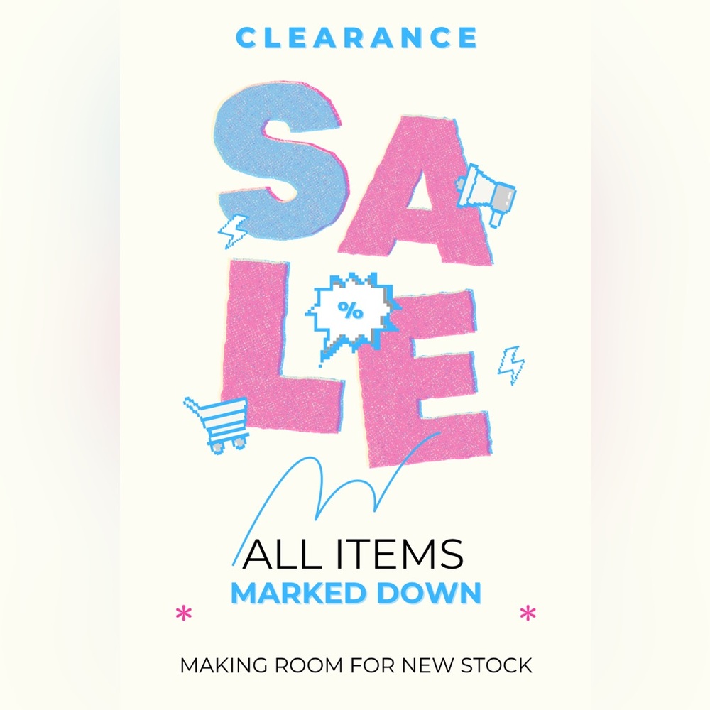 Clearance sale